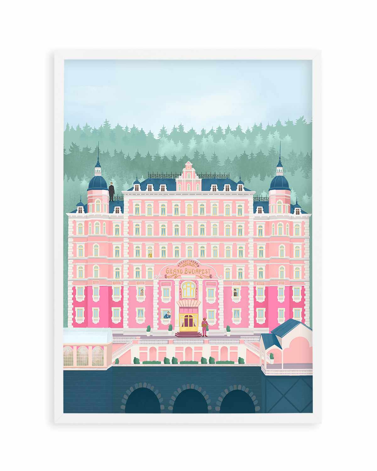 The Grand Budapest Hotel by Petra Lizde Art Print