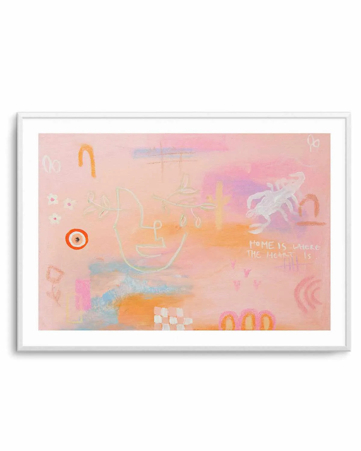 The Heart by Britney Turner Art Print from Olive et Oriel where you can shop wallpaper and artworks online