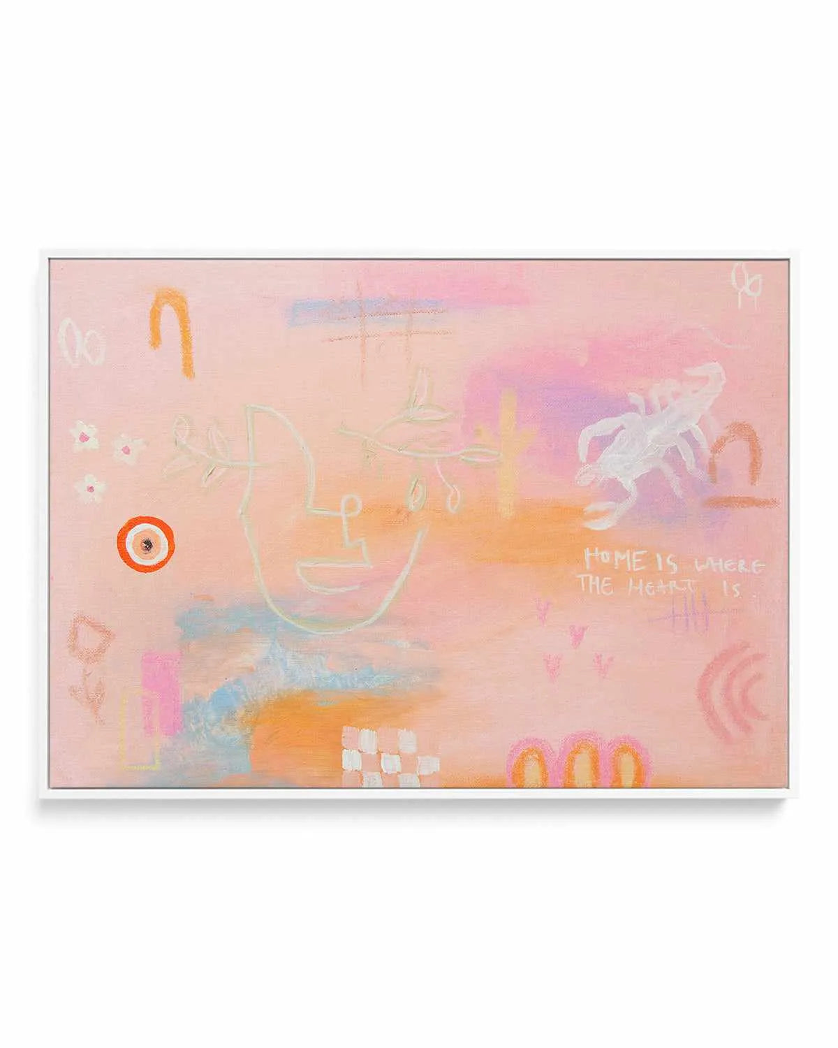 The Heart by Britney Turner | Framed Canvas Art Print from Olive et Oriel where you can shop wallpaper and artworks online