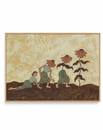 The Highest Evolvement by Julie Celina | Framed Canvas Art Print from Olive et Oriel where you can shop wallpaper and artworks online