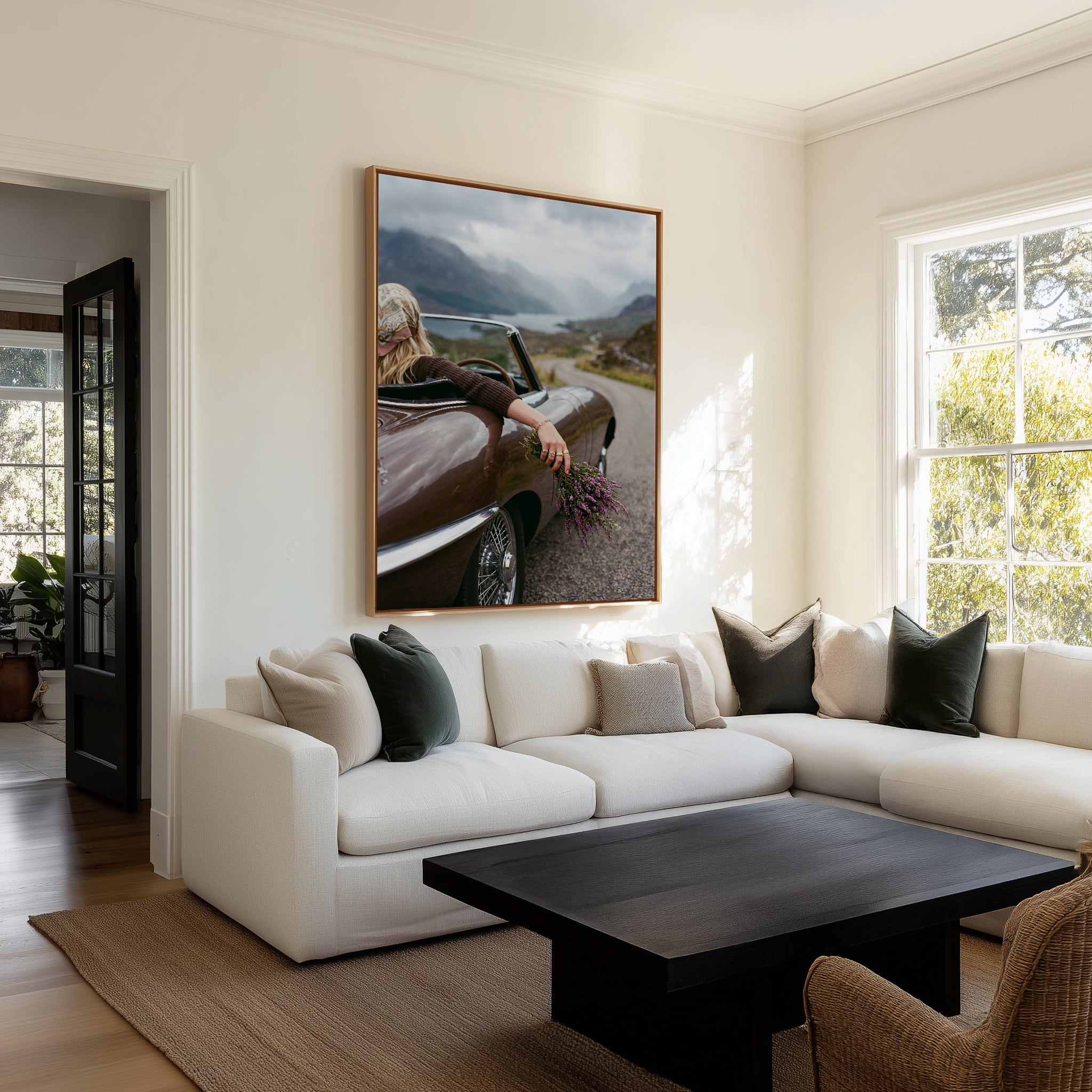 The Highlands I | Framed Canvas Art Print