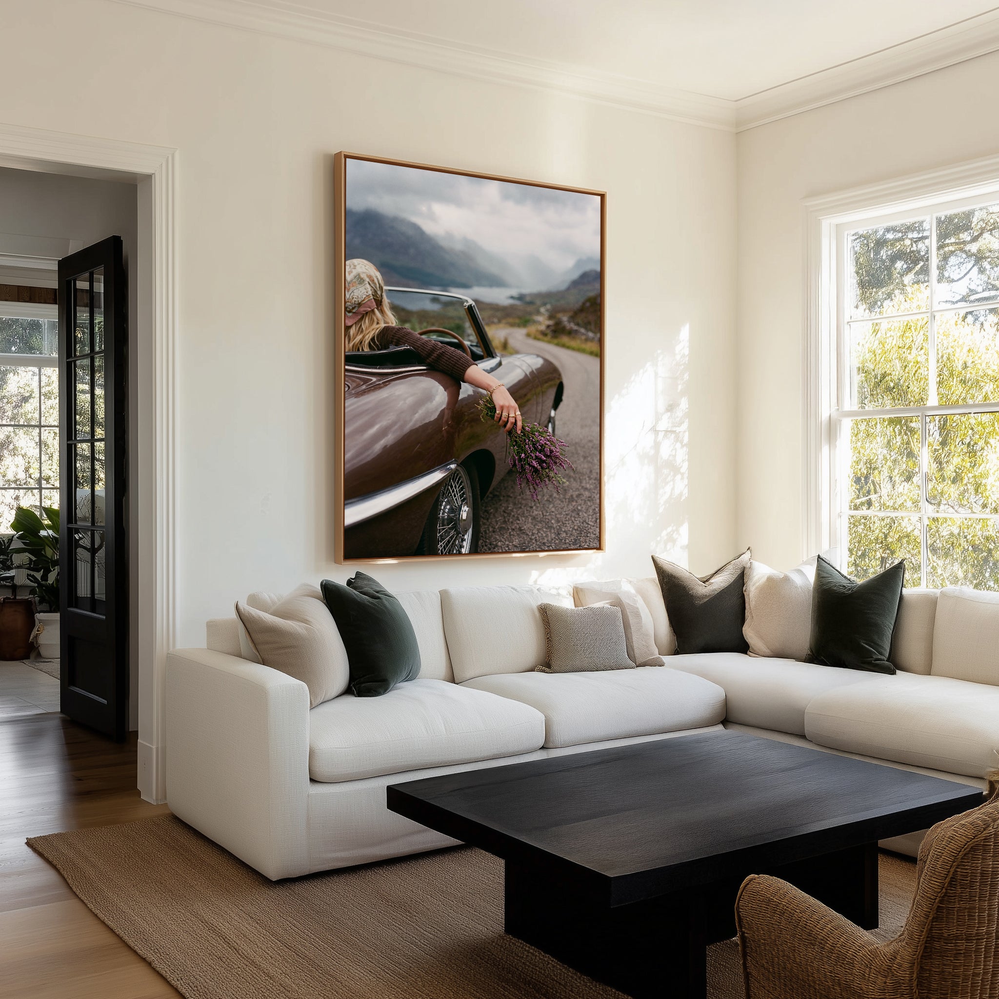 The Highlands I | Framed Canvas Art Print