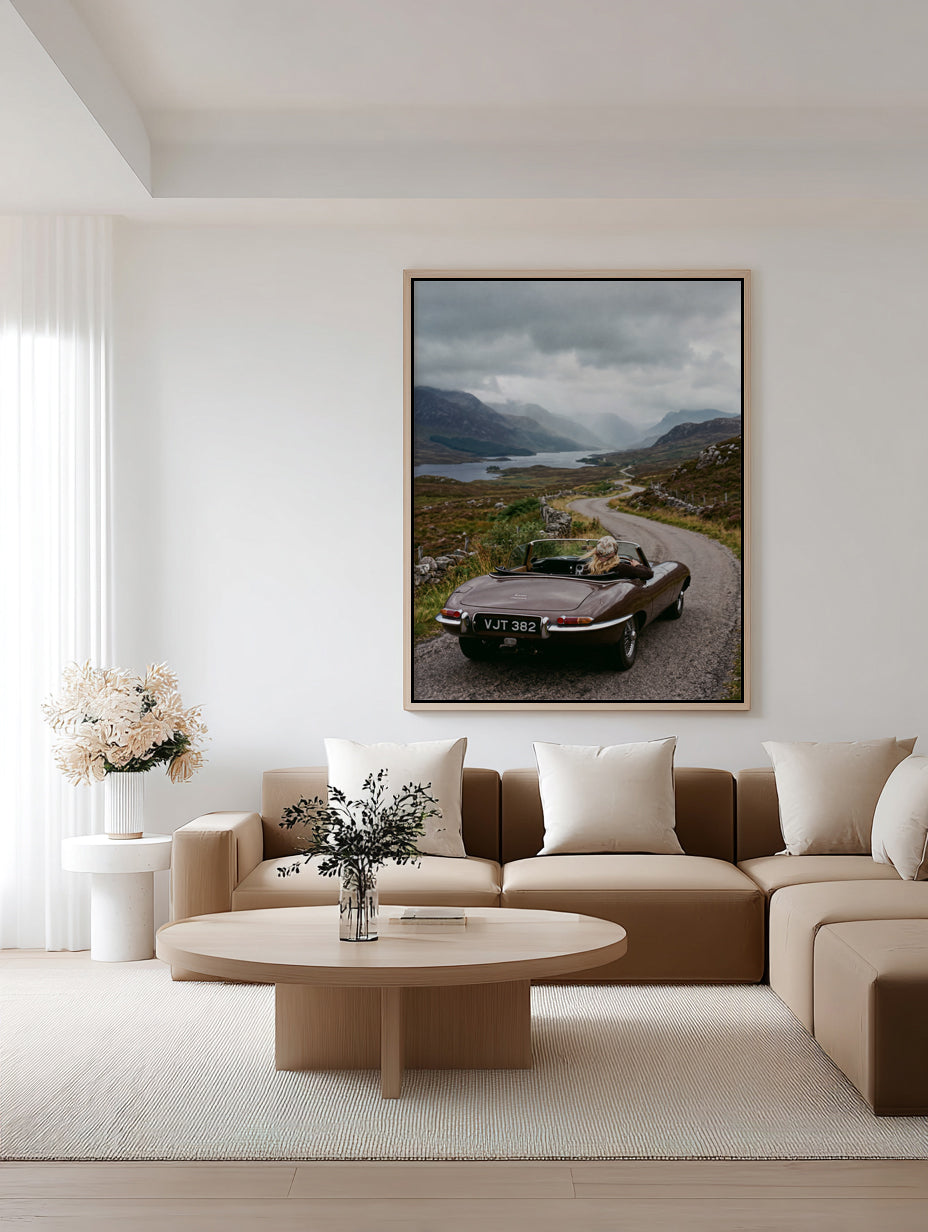 The Highlands II | Framed Canvas Art Print