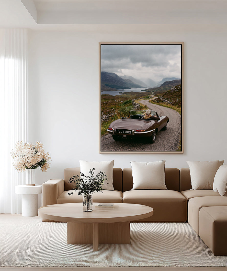 The Highlands II | Framed Canvas Art Print
