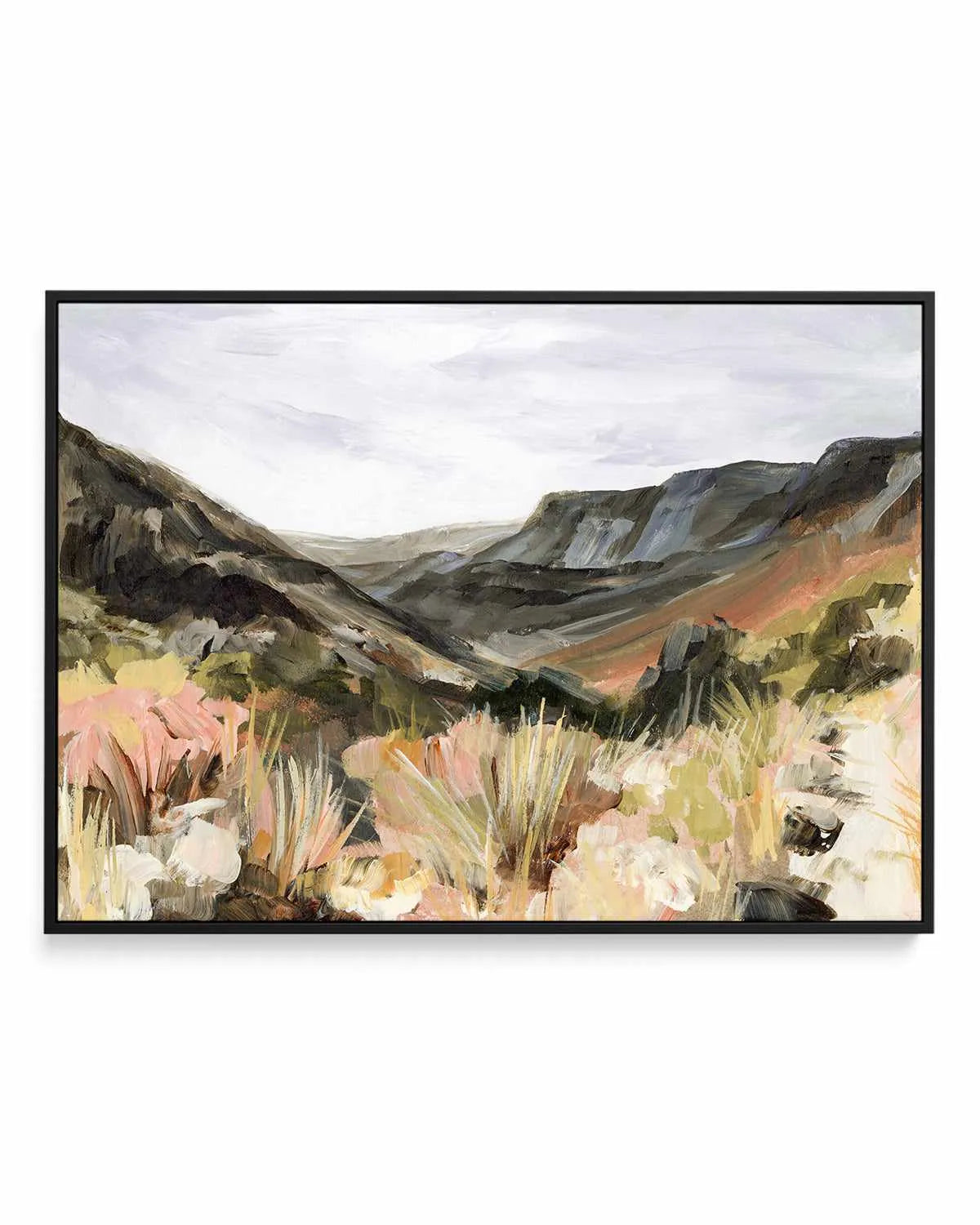 The Hills by Meredith O'Neal | Framed Canvas Art Print from Olive et Oriel where you can shop wallpaper and artworks online