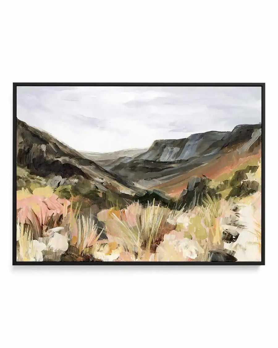 The Hills by Meredith O'Neal | Framed Canvas Art Print from Olive et Oriel where you can shop wallpaper and artworks online