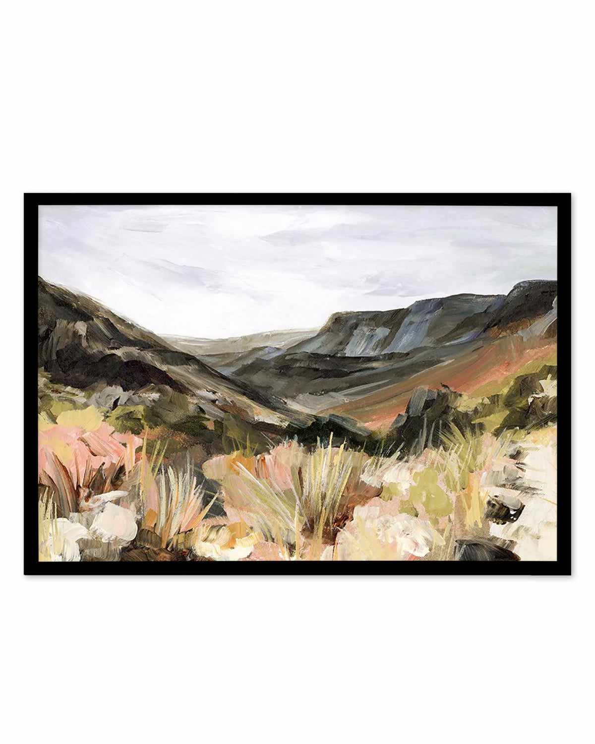 The Hills by Meredith O'Neal Art Print