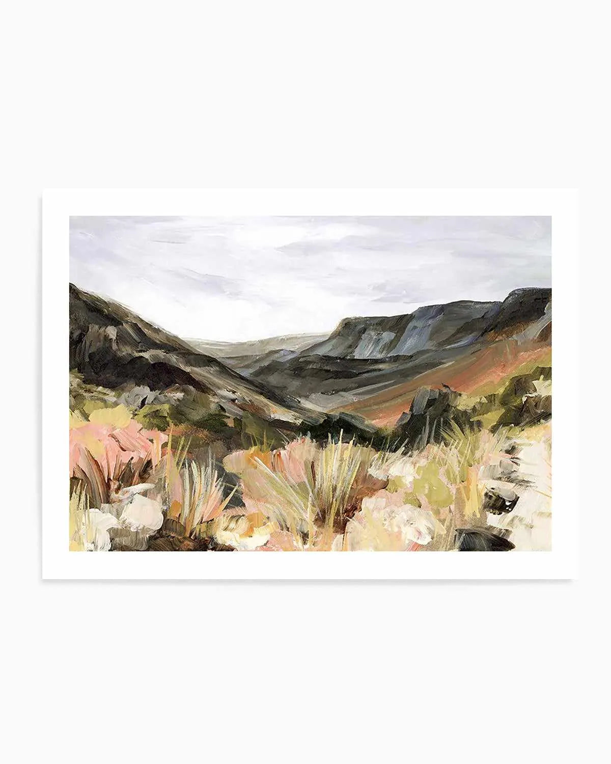 The Hills by Meredith O'Neal Art Print from Olive et Oriel where you can shop wallpaper and artworks online
