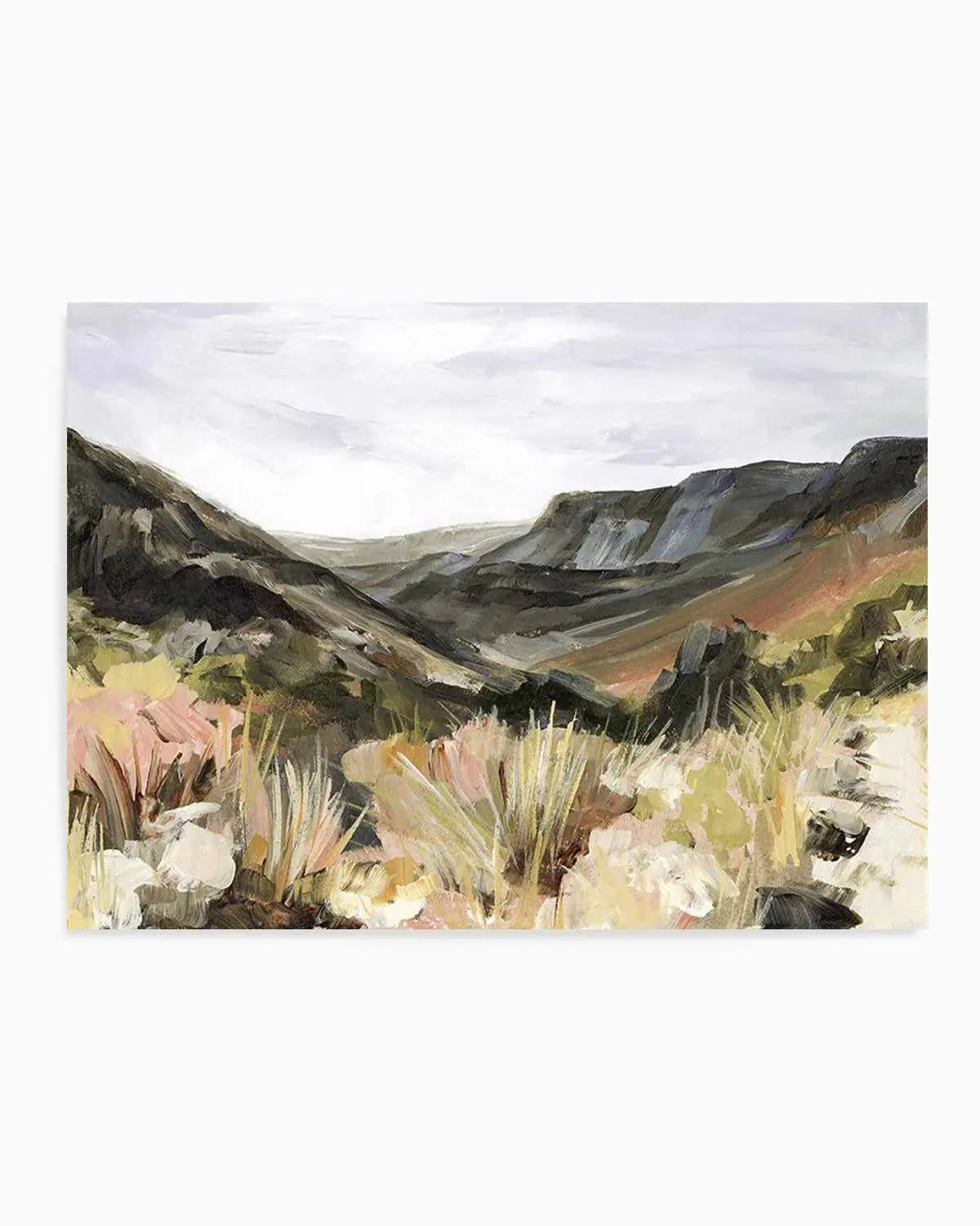 The Hills by Meredith O'Neal Art Print from Olive et Oriel where you can shop wallpaper and artworks online