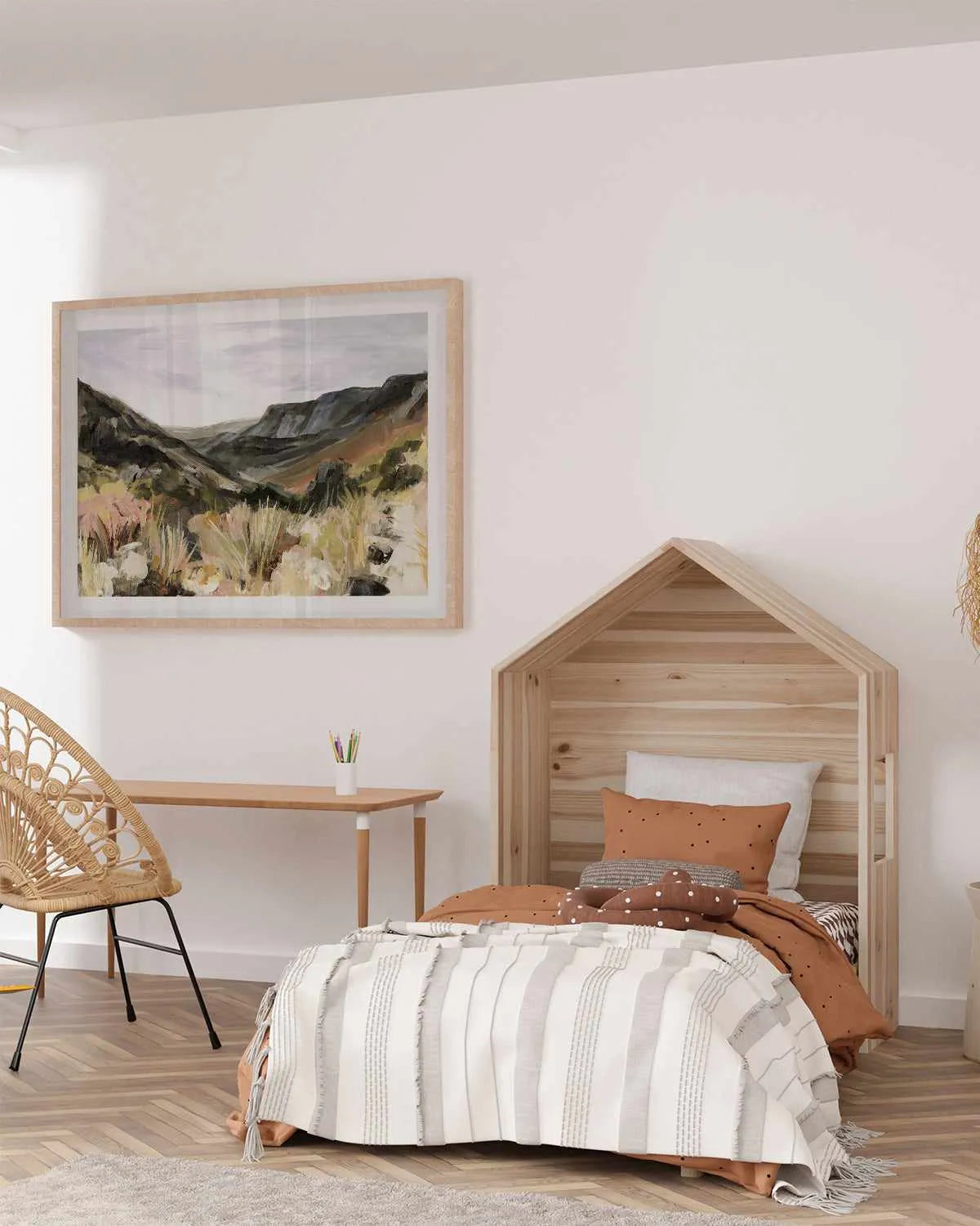 The Hills by Meredith O'Neal Art Print from Olive et Oriel where you can shop wallpaper and artworks online