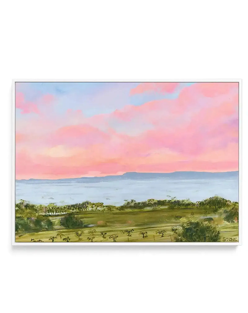 The Hinterland by Belinda Stone | Framed Canvas-CANVAS-You can shop wall art online with Olive et Oriel for everything from abstract art to fun kids wall art. Our beautiful modern art prints and canvas art are available from large canvas prints to wall art paintings and our proudly Australian artwork collection offers only the highest quality framed large wall art and canvas art Australia - You can buy fashion photography prints or Hampton print posters and paintings on canvas from Olive et Orie