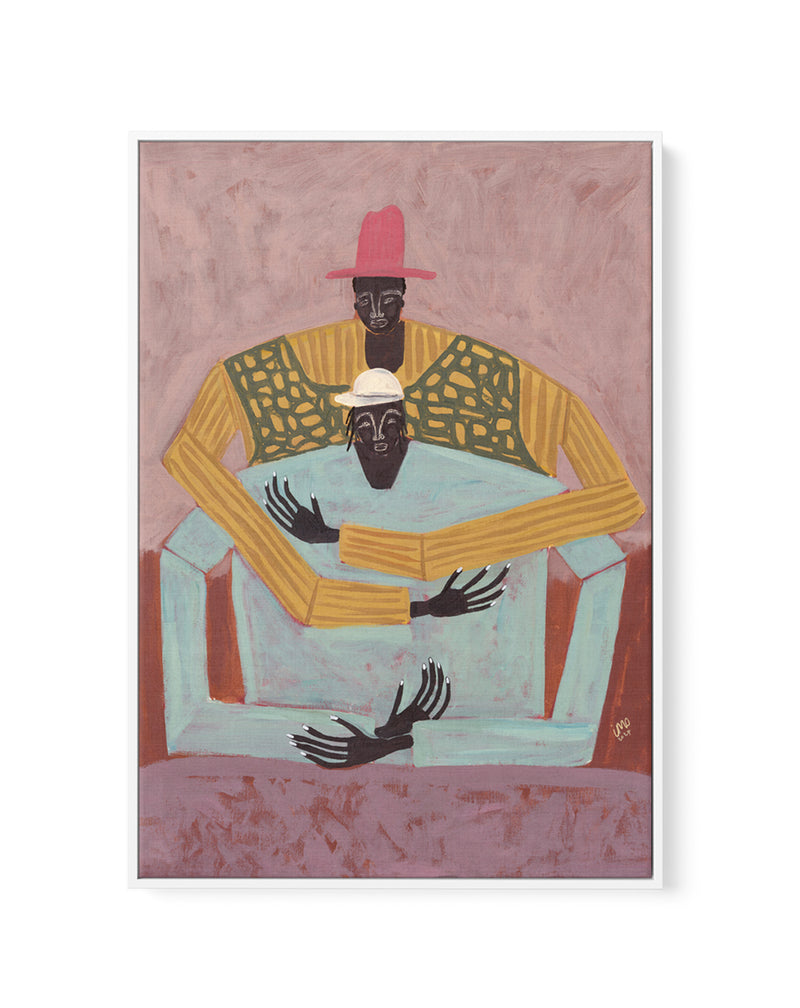 The Hug by Studio IMO | Framed Canvas Art Print