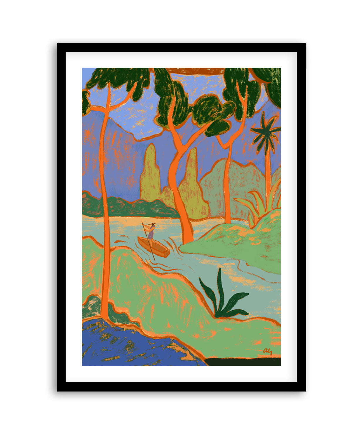 The Journey by Arty Guava | Art Print