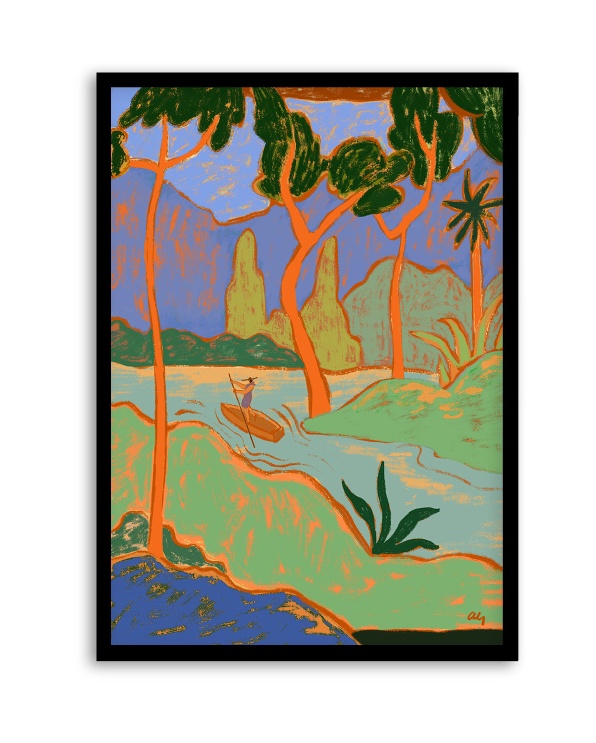 The Journey by Arty Guava | Art Print