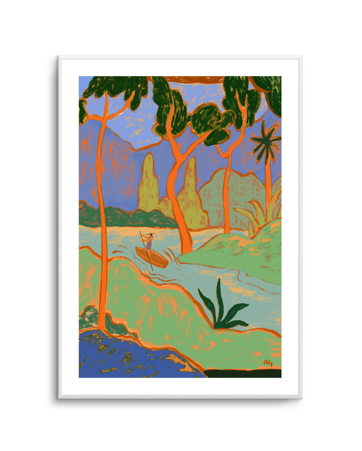 The Journey by Arty Guava | Art Print