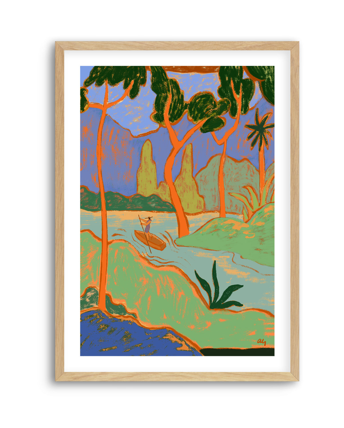 The Journey by Arty Guava | Art Print