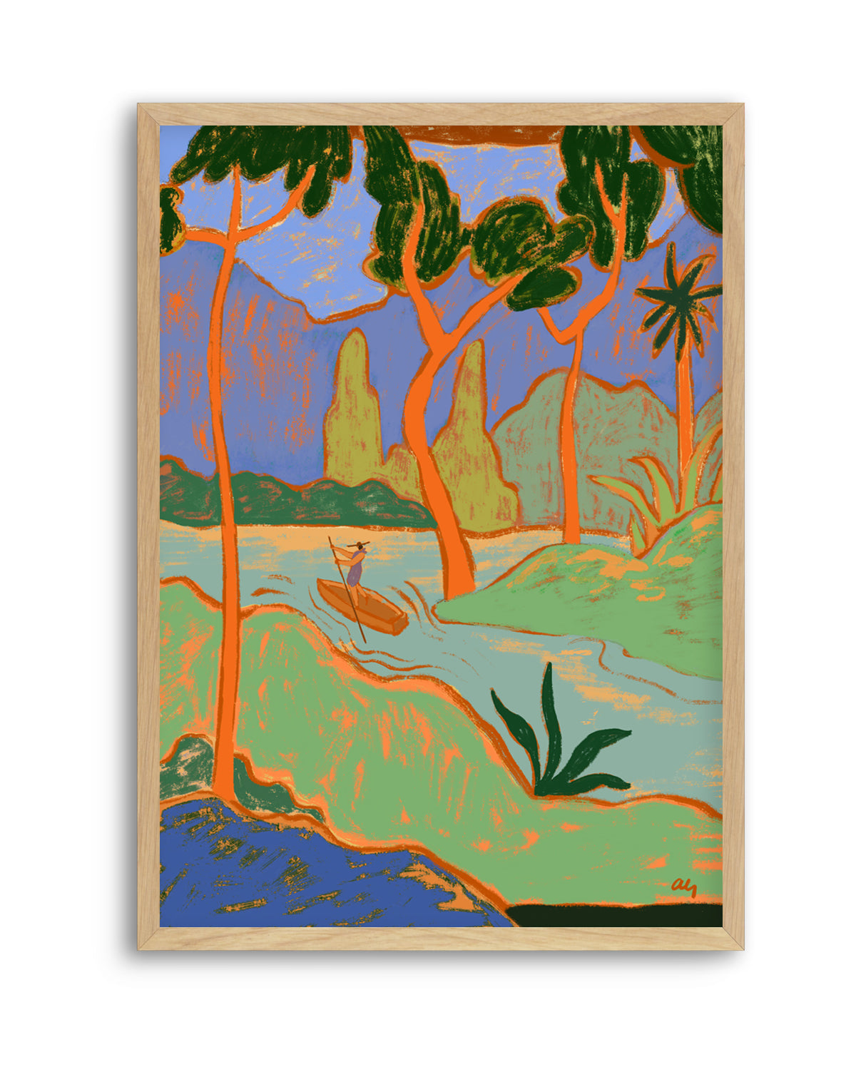 The Journey by Arty Guava | Art Print