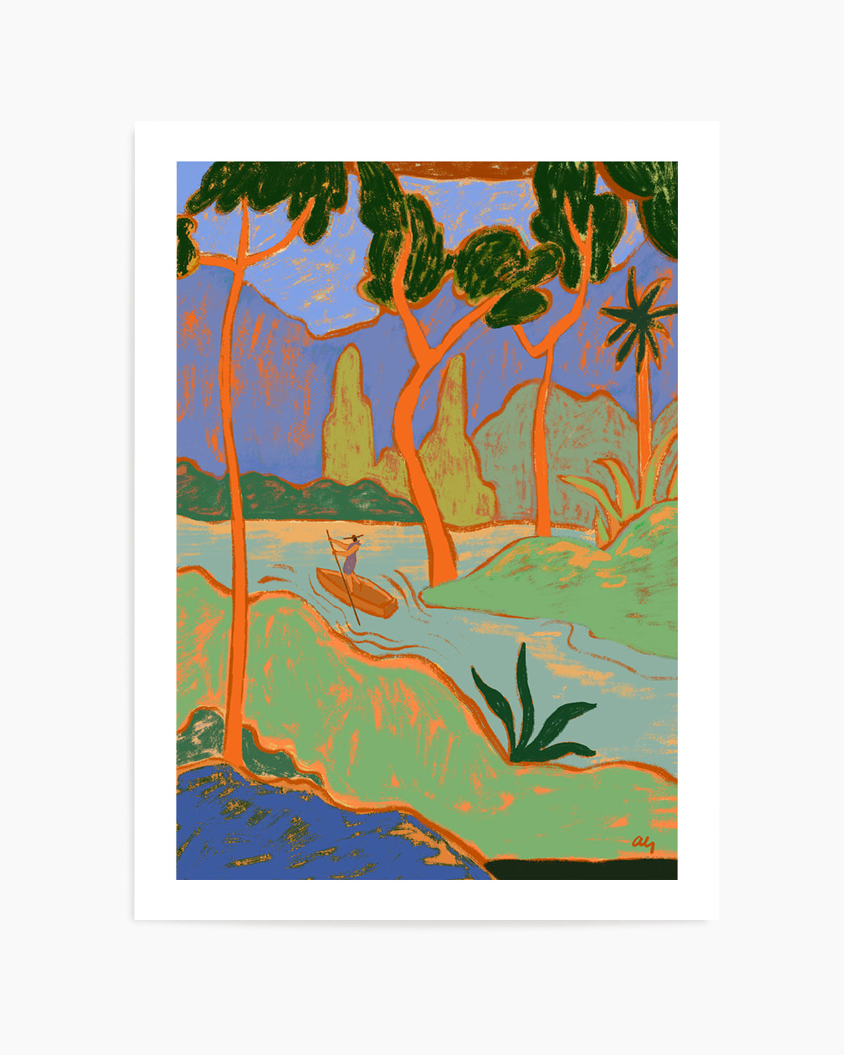 The Journey by Arty Guava | Art Print