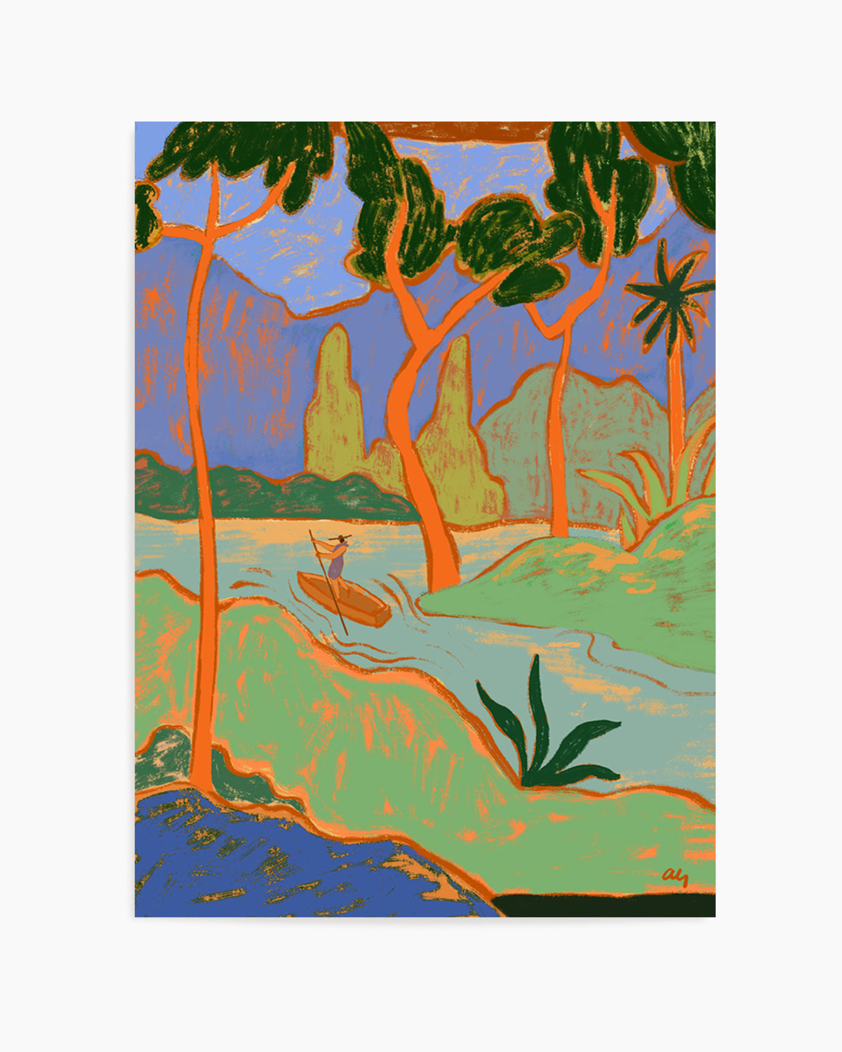 The Journey by Arty Guava | Art Print