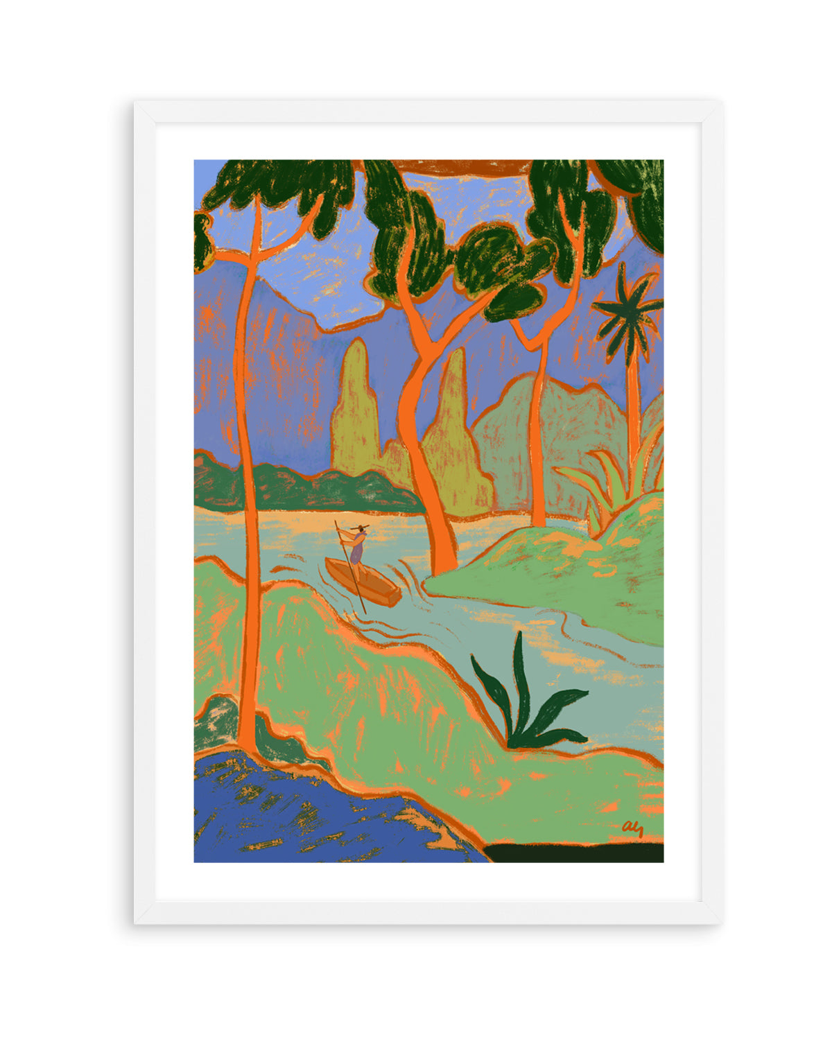 The Journey by Arty Guava | Art Print
