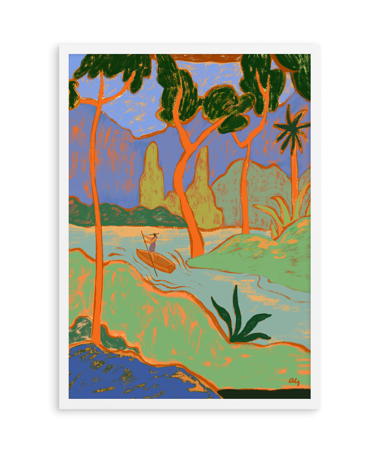 The Journey by Arty Guava | Art Print