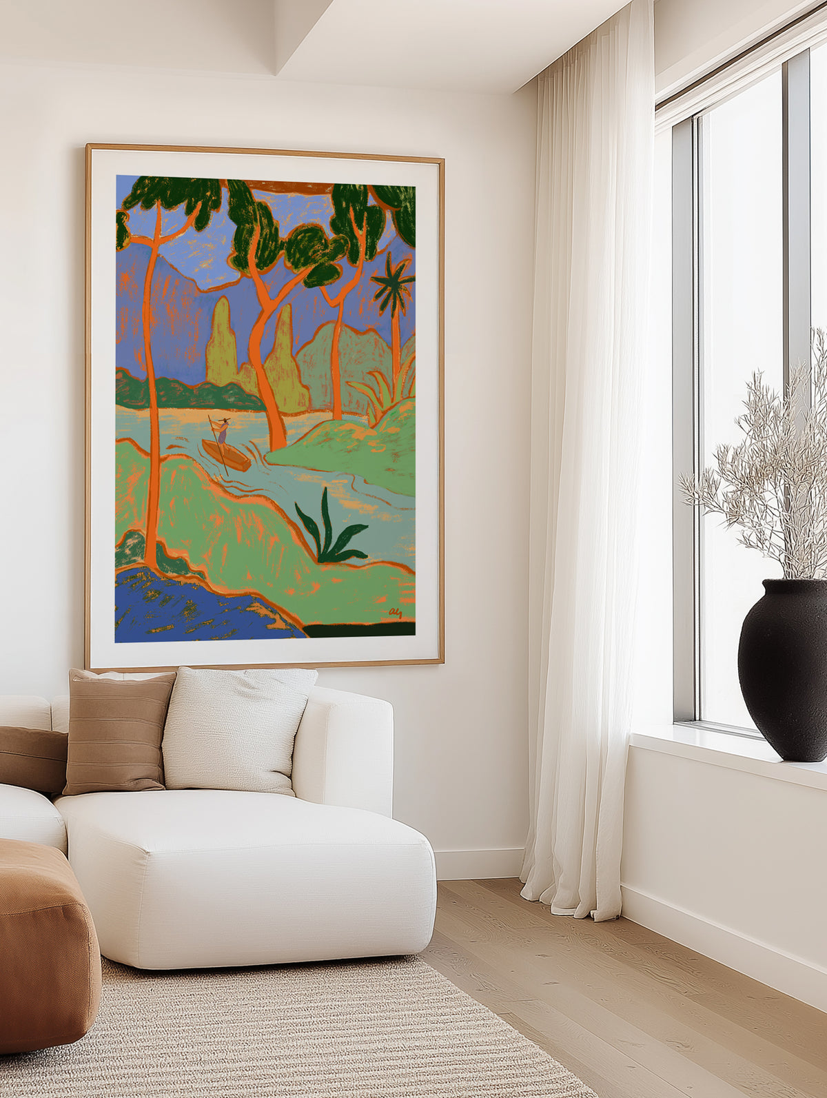 The Journey by Arty Guava | Art Print