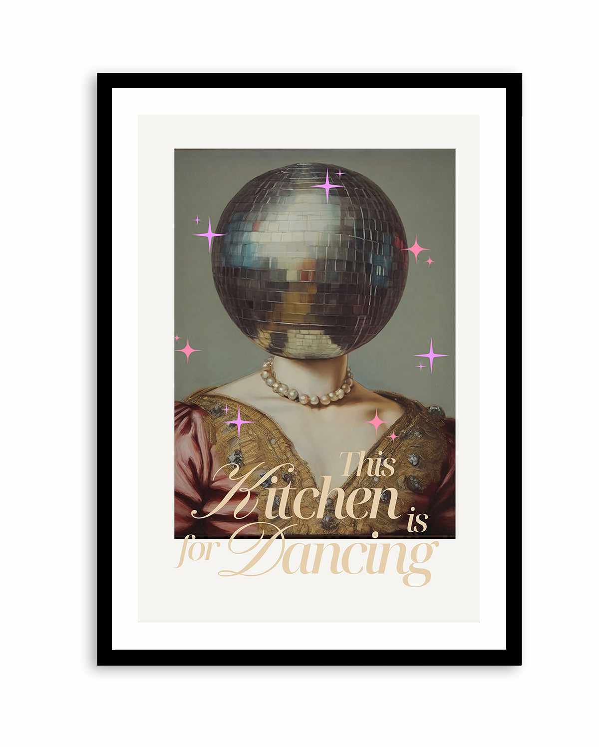 The Kitchen is For Dancing | Art Print from Olive et Oriel where you can shop wallpaper and artworks online
