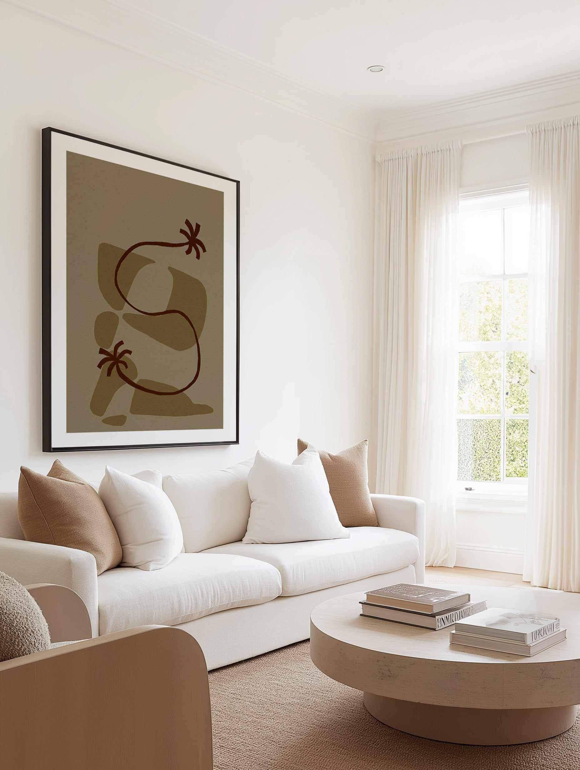 The Land Story 1 by Shatha Al Dafai | Art Print from Olive et Oriel where you can shop wallpaper and artworks online