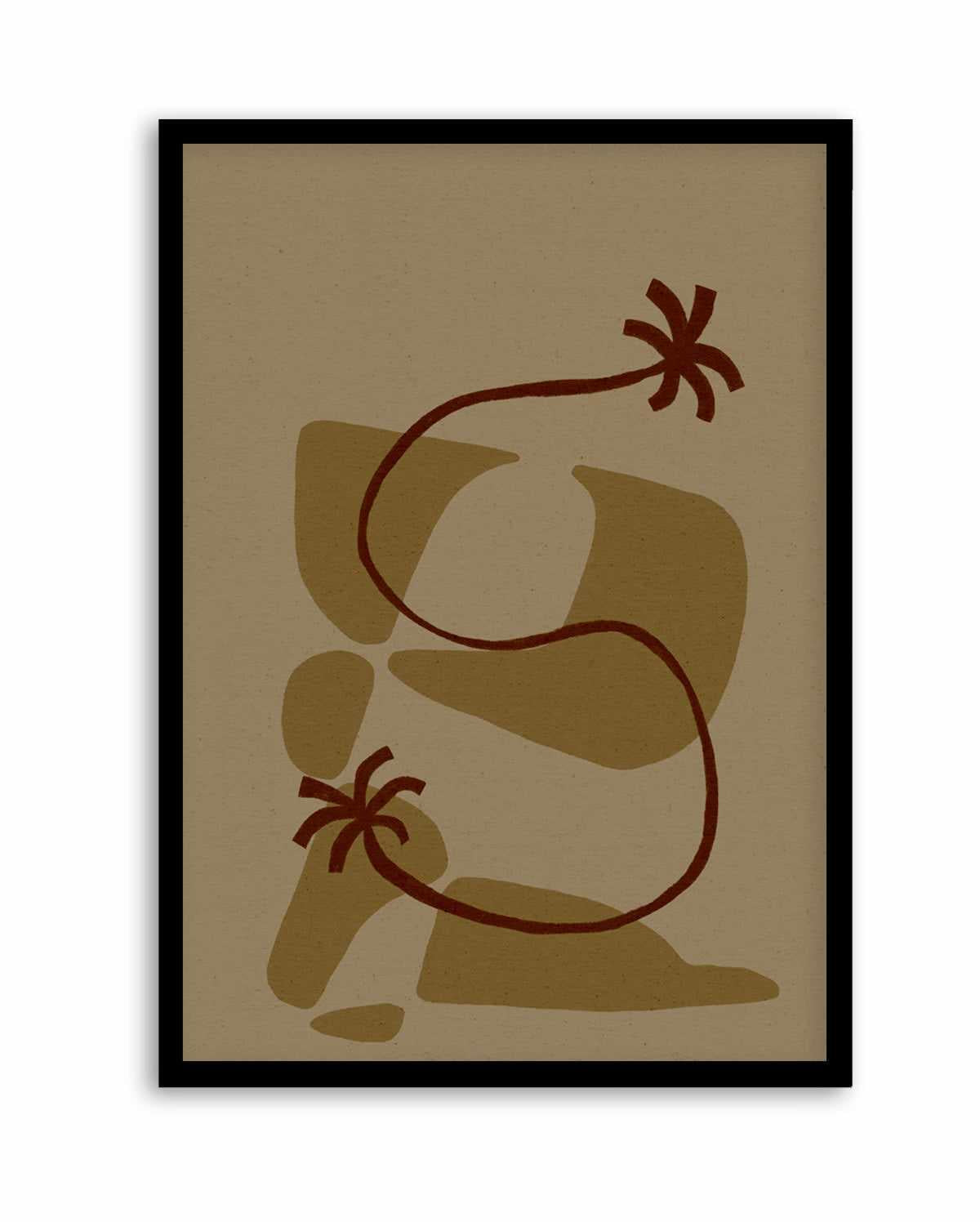 The Land Story 1 by Shatha Al Dafai | Art Print from Olive et Oriel where you can shop wallpaper and artworks online