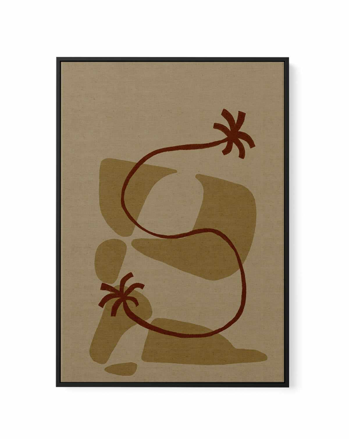 The Land Story 1 by Shatha Al Dafai | Framed Canvas Art Print from Olive et Oriel where you can shop wallpaper and artworks online