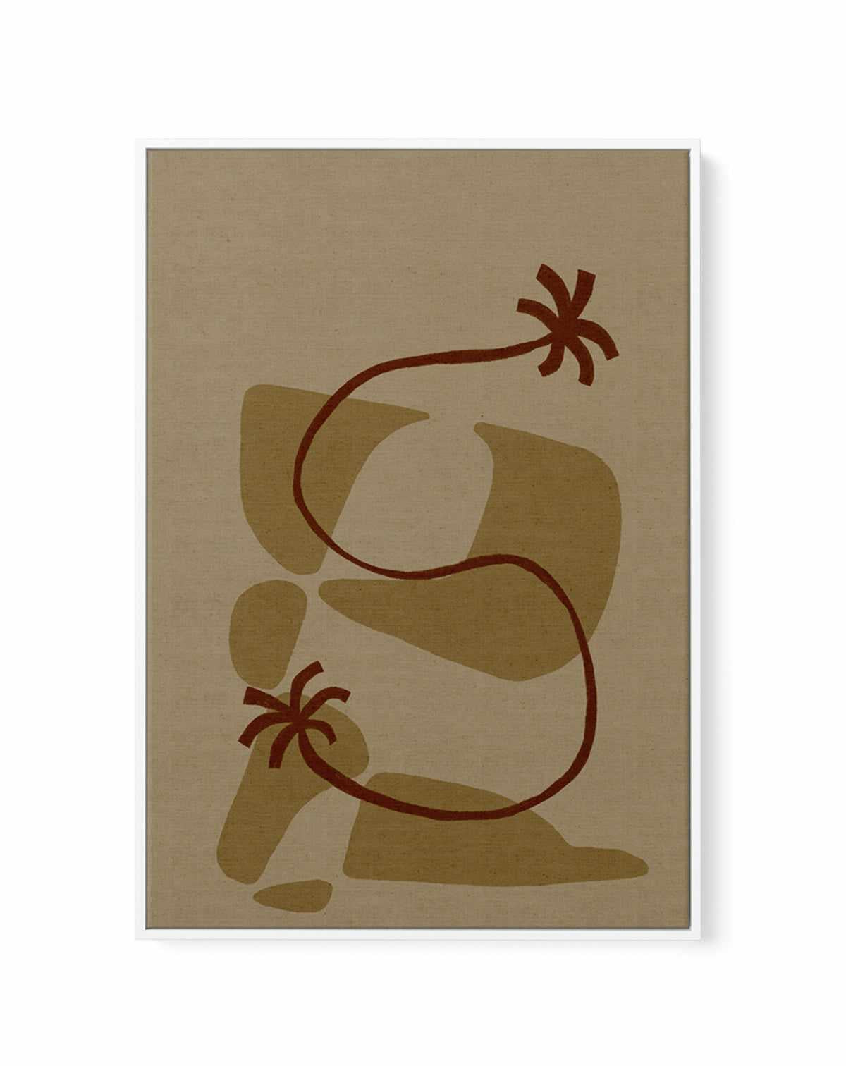 The Land Story 1 by Shatha Al Dafai | Framed Canvas Art Print from Olive et Oriel where you can shop wallpaper and artworks online