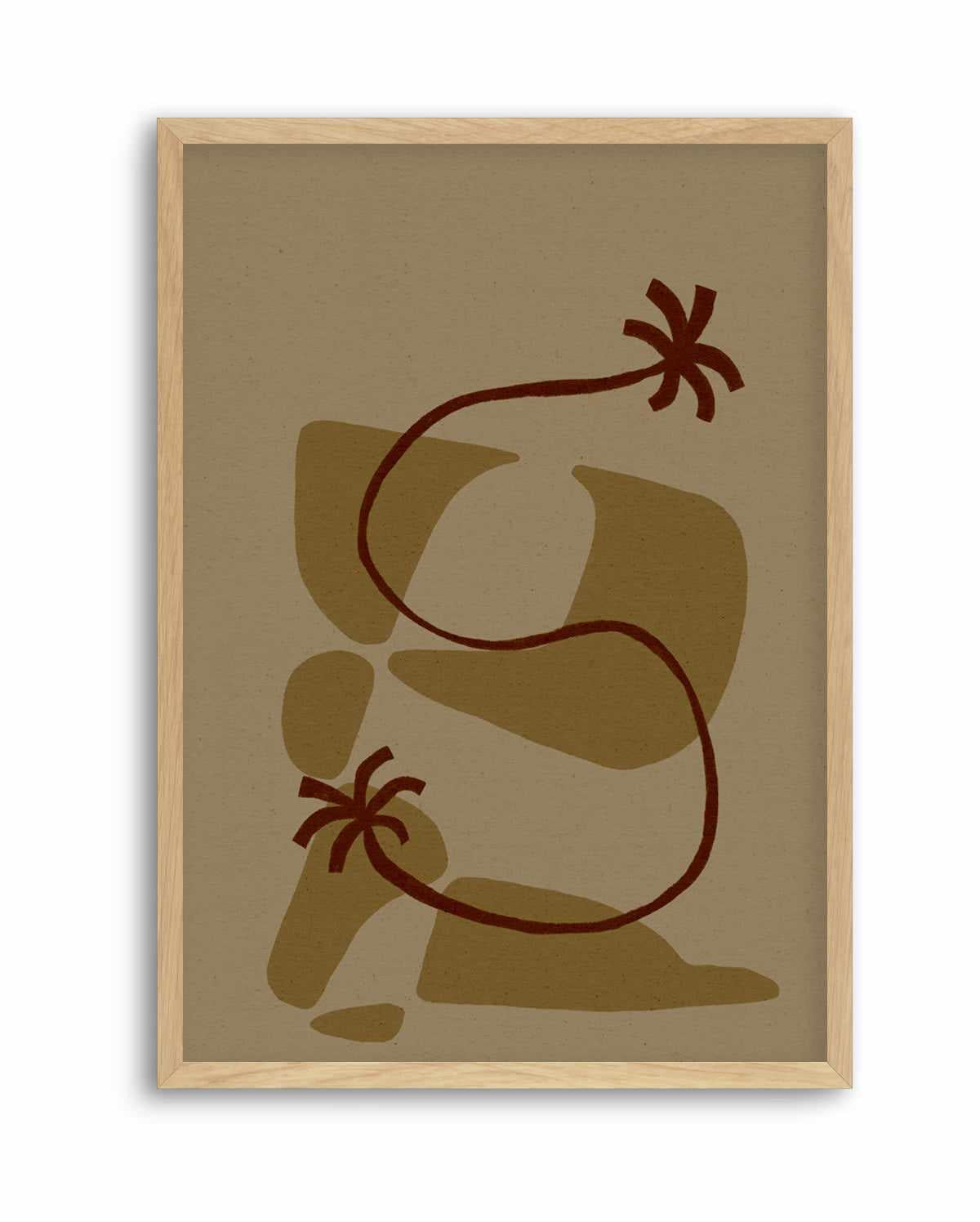 The Land Story 1 by Shatha Al Dafai | Art Print from Olive et Oriel where you can shop wallpaper and artworks online