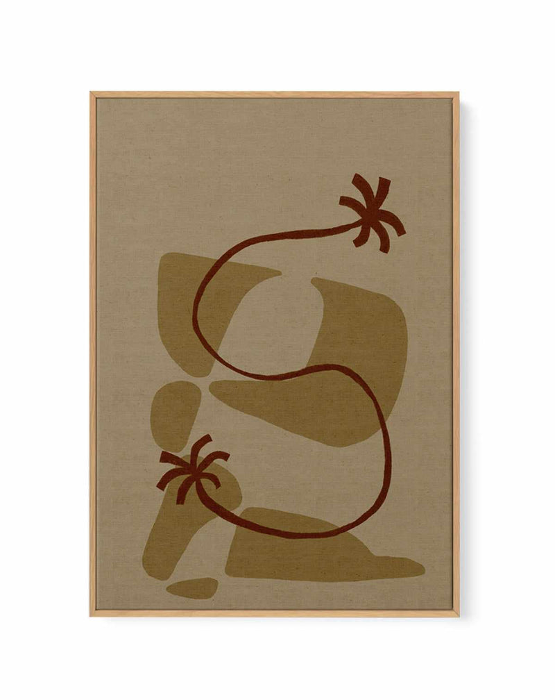 The Land Story 1 by Shatha Al Dafai | Framed Canvas Art Print from Olive et Oriel where you can shop wallpaper and artworks online