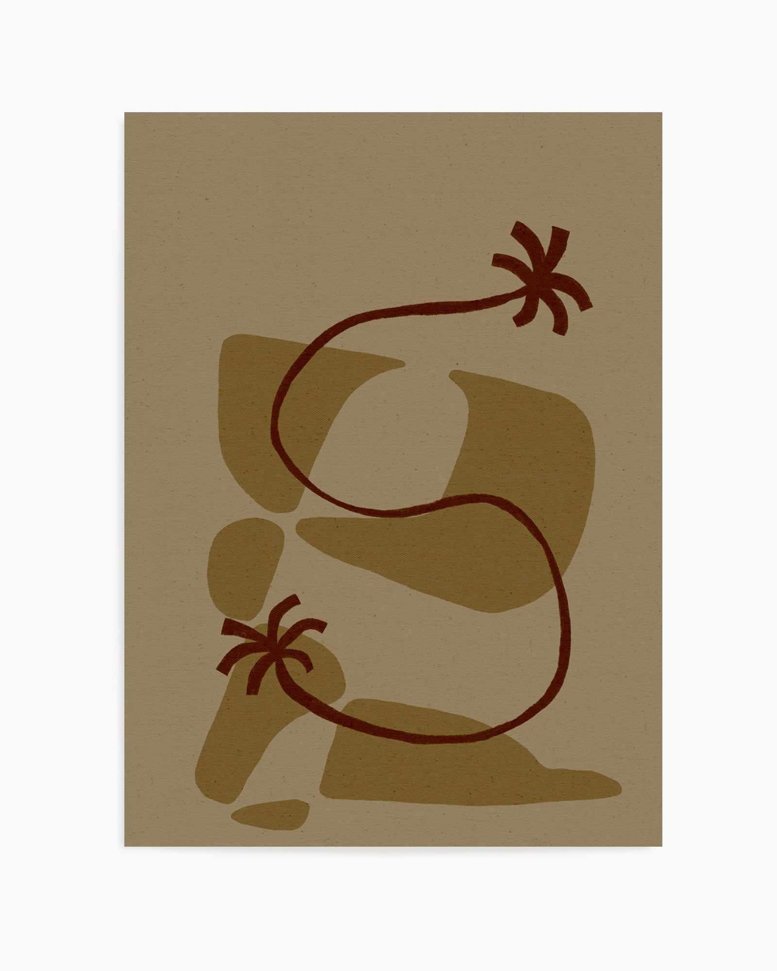 The Land Story 1 by Shatha Al Dafai | Art Print from Olive et Oriel where you can shop wallpaper and artworks online