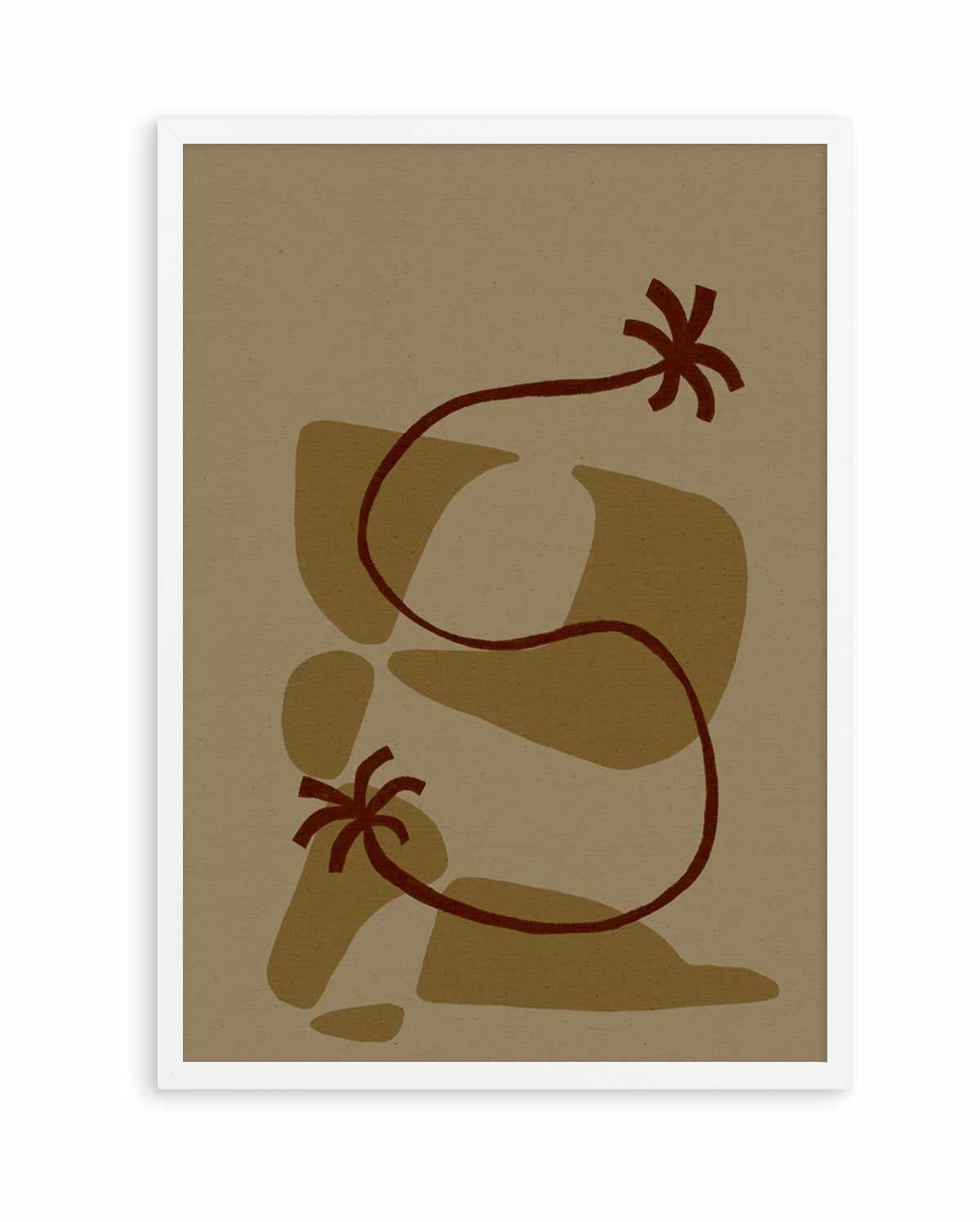 The Land Story 1 by Shatha Al Dafai | Art Print from Olive et Oriel where you can shop wallpaper and artworks online