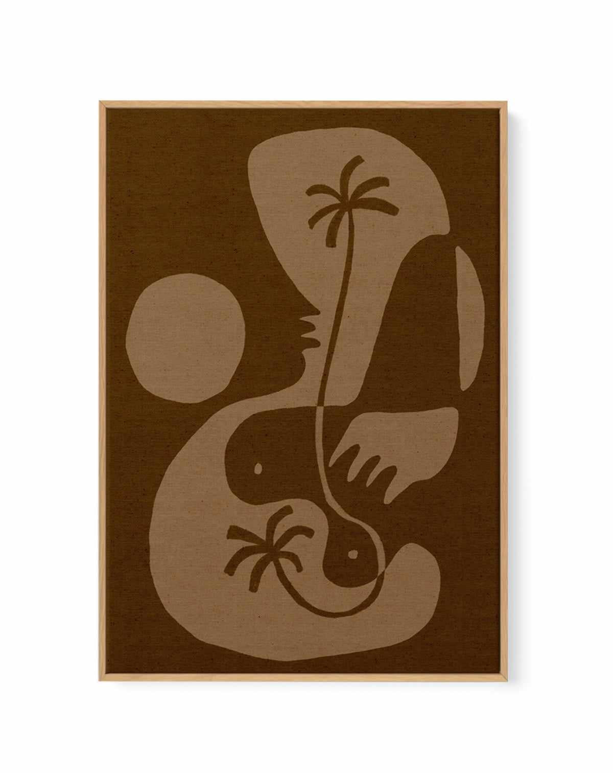 The Land Story 5 by Shatha Al Dafai | Framed Canvas Art Print from Olive et Oriel where you can shop wallpaper and artworks online