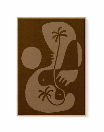 The Land Story 5 by Shatha Al Dafai | Framed Canvas Art Print from Olive et Oriel where you can shop wallpaper and artworks online