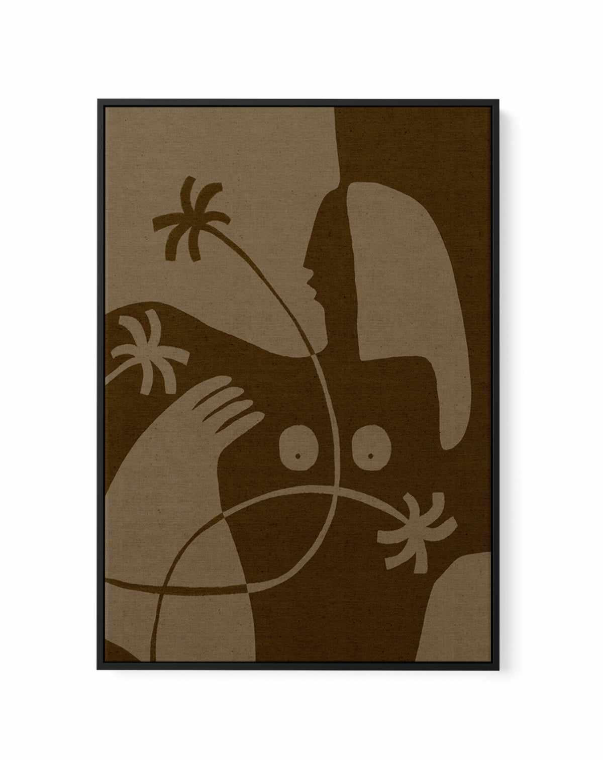 The Land Story 6 by Shatha Al Dafai | Framed Canvas Art Print from Olive et Oriel where you can shop wallpaper and artworks online