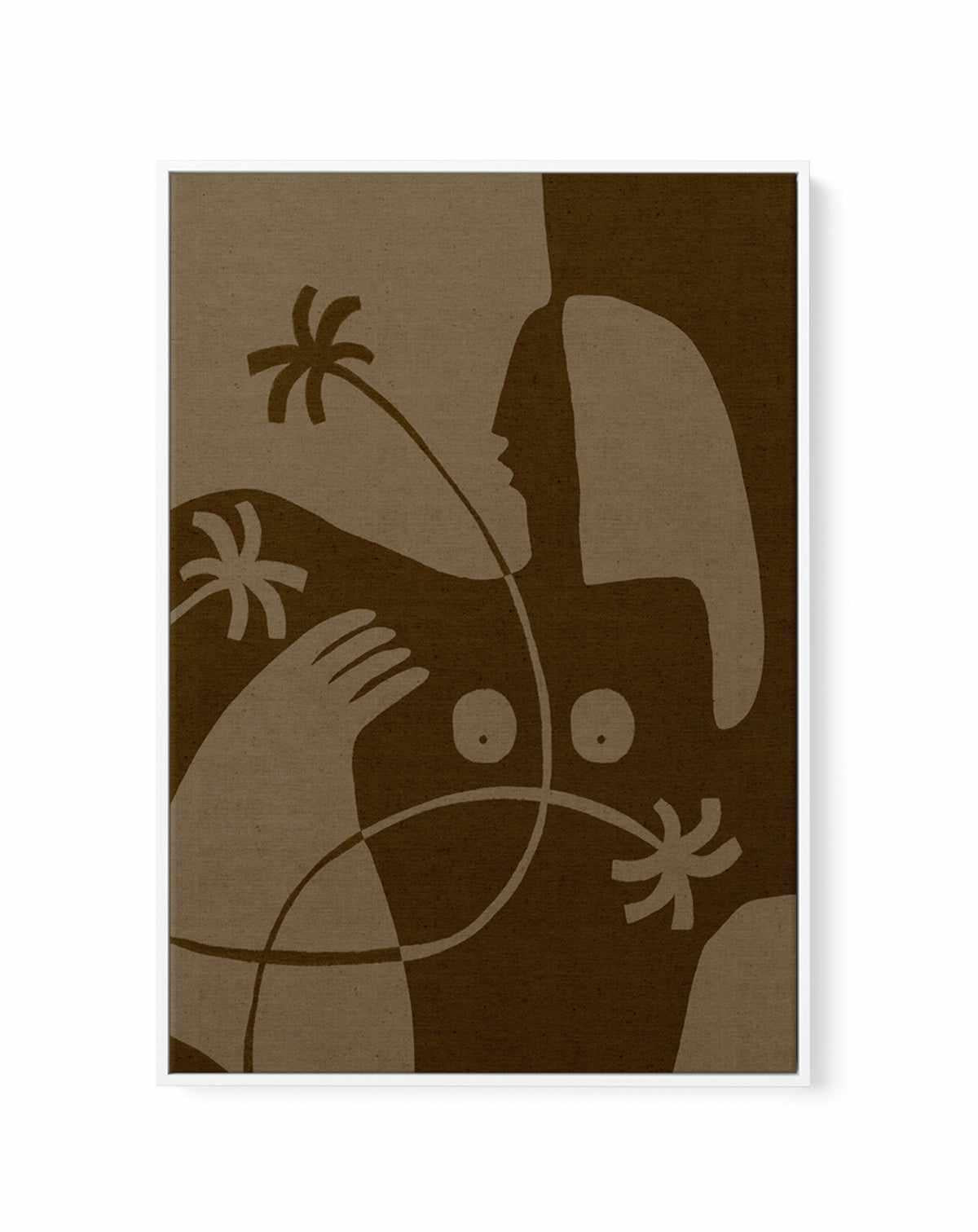 The Land Story 6 by Shatha Al Dafai | Framed Canvas Art Print from Olive et Oriel where you can shop wallpaper and artworks online