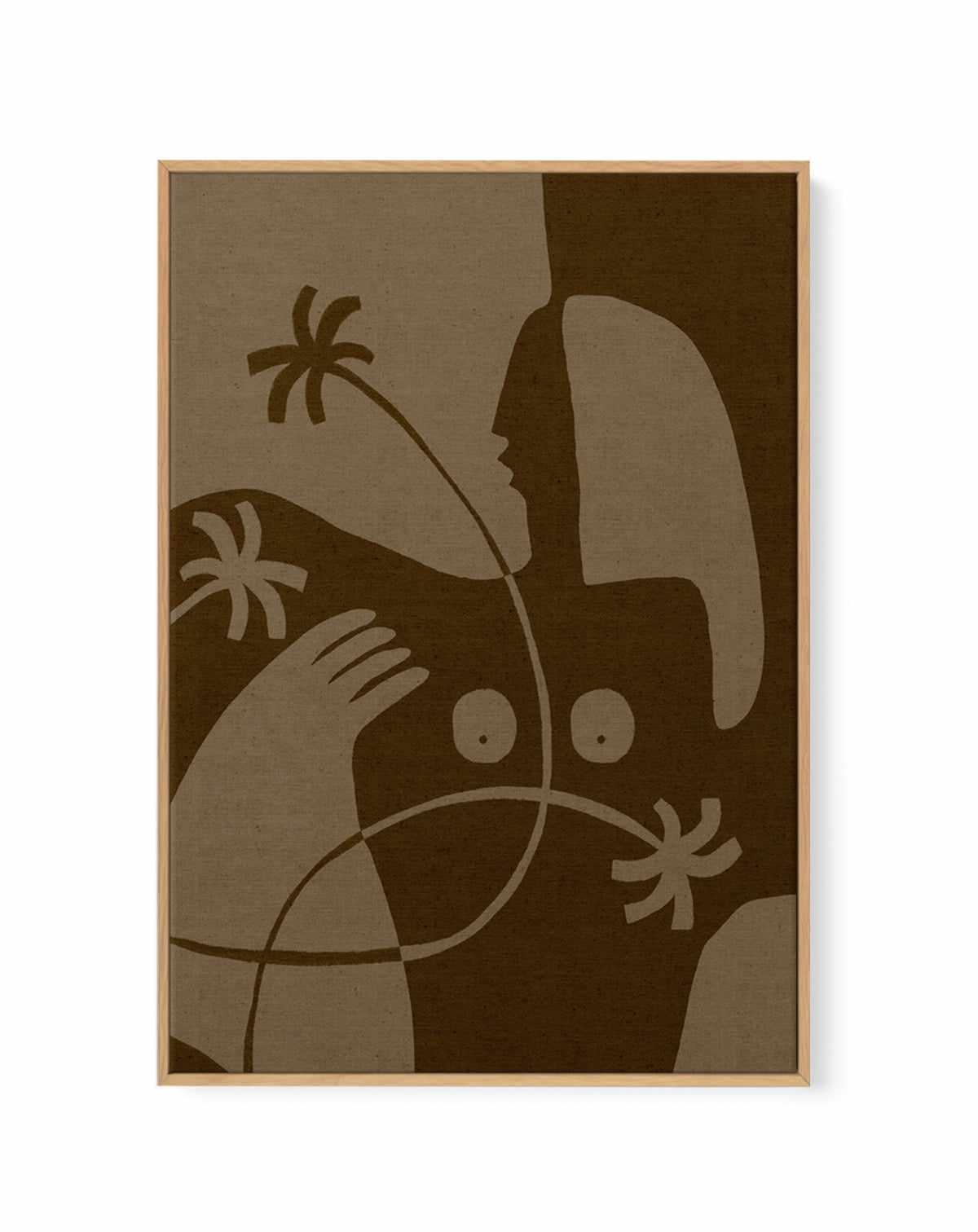 The Land Story 6 by Shatha Al Dafai | Framed Canvas Art Print from Olive et Oriel where you can shop wallpaper and artworks online