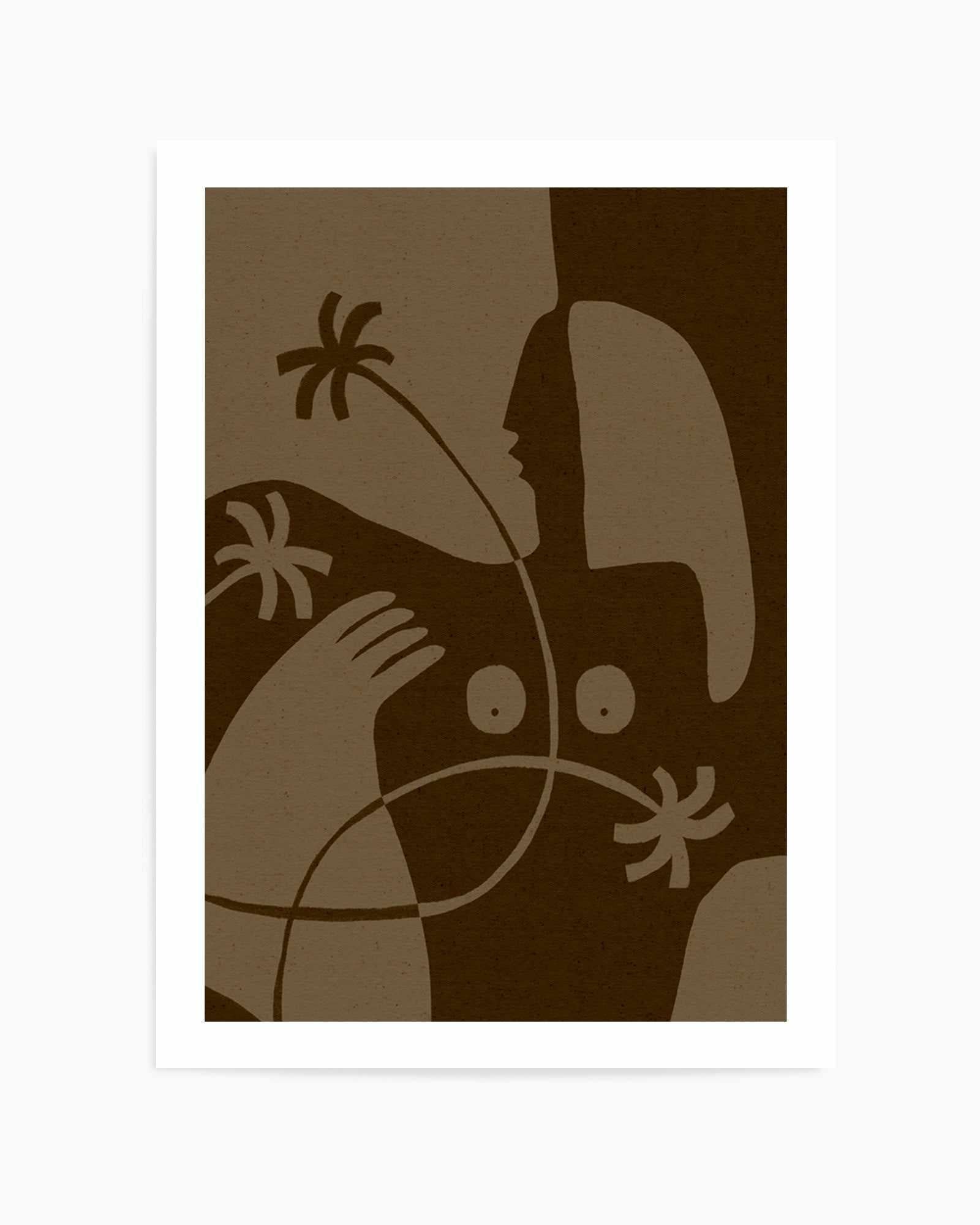 The Land Story 6 by Shatha Al Dafai | Art Print from Olive et Oriel where you can shop wallpaper and artworks online