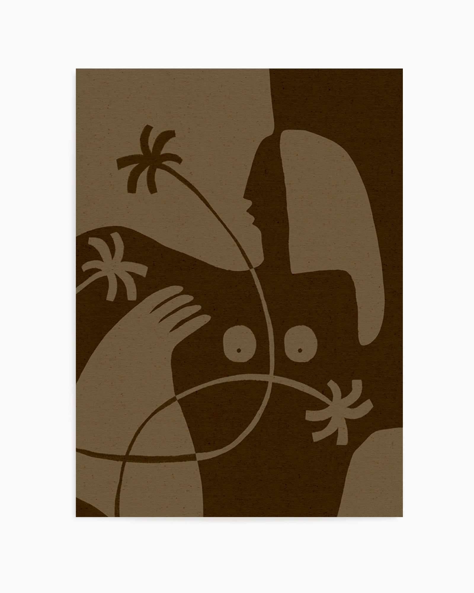 The Land Story 6 by Shatha Al Dafai | Art Print from Olive et Oriel where you can shop wallpaper and artworks online