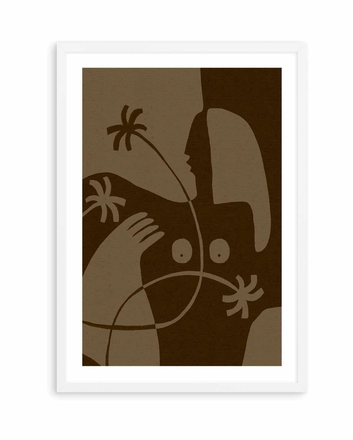 The Land Story 6 by Shatha Al Dafai | Art Print from Olive et Oriel where you can shop wallpaper and artworks online