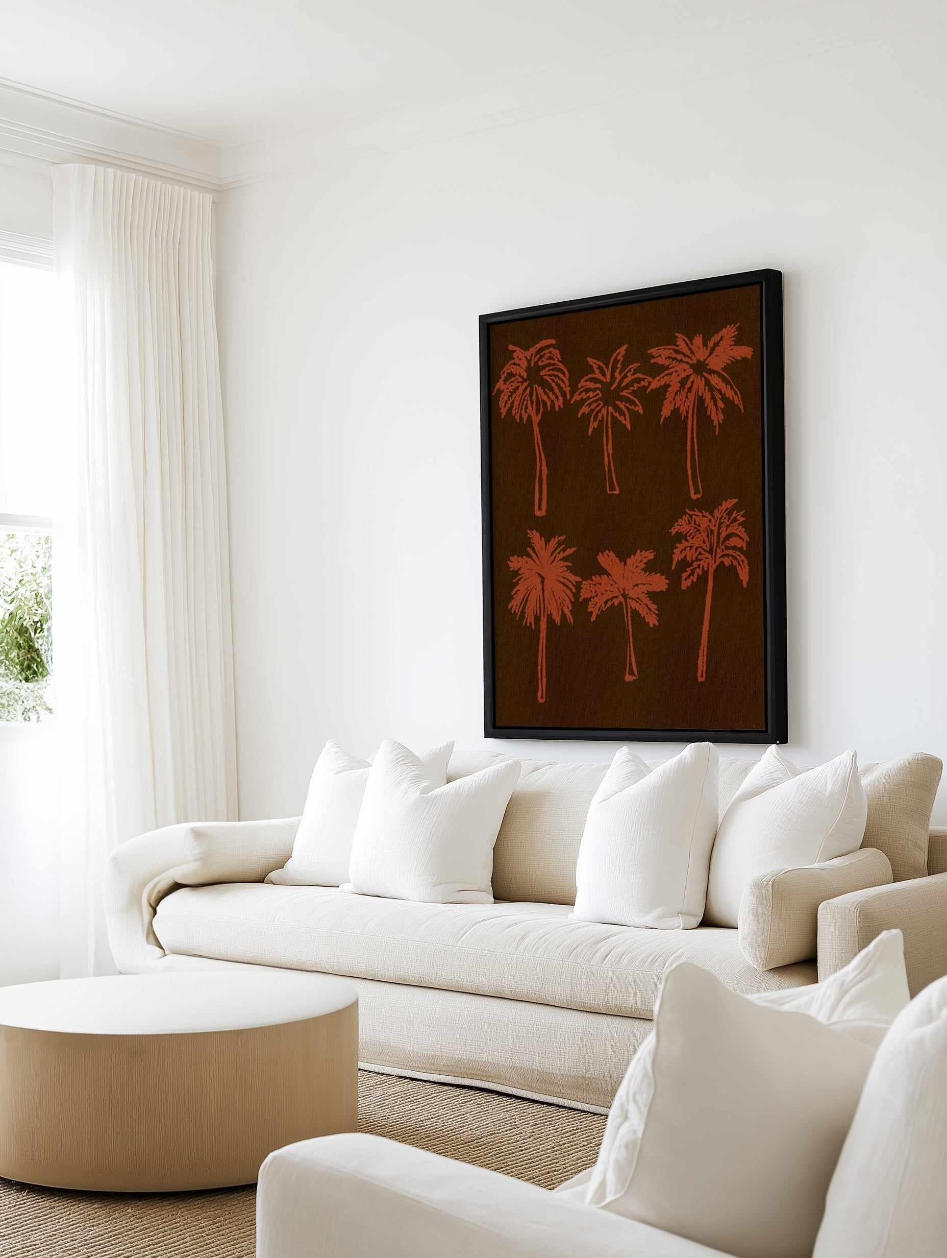 The Land Story 8 by Shatha Al Dafai | Framed Canvas Art Print from Olive et Oriel where you can shop wallpaper and artworks online
