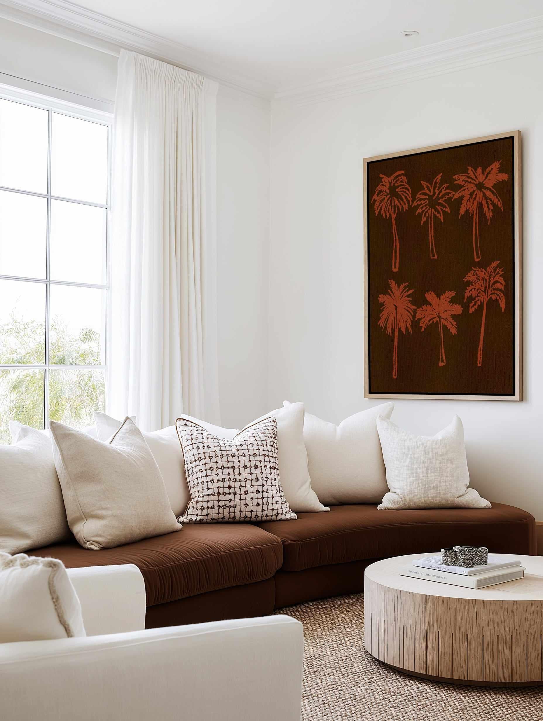 The Land Story 8 by Shatha Al Dafai | Framed Canvas Art Print from Olive et Oriel where you can shop wallpaper and artworks online