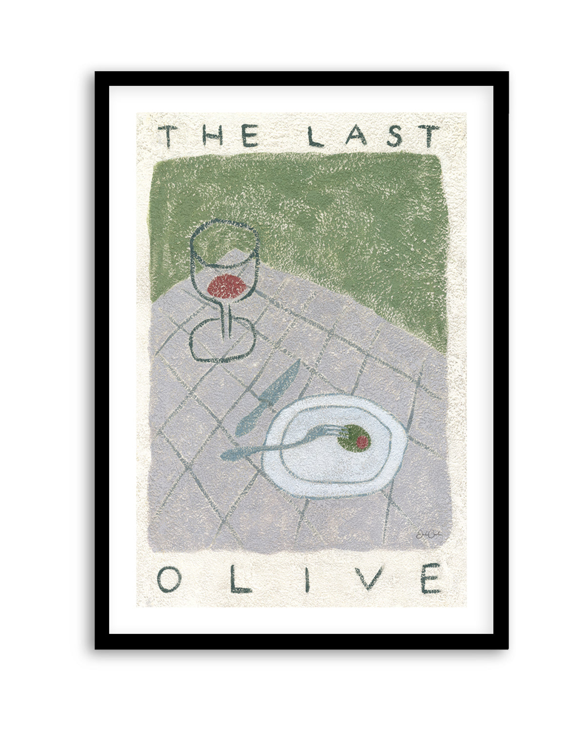 The Last Olive by Julie Celina | Art Print from Olive et Oriel where you can shop wallpaper and artworks online