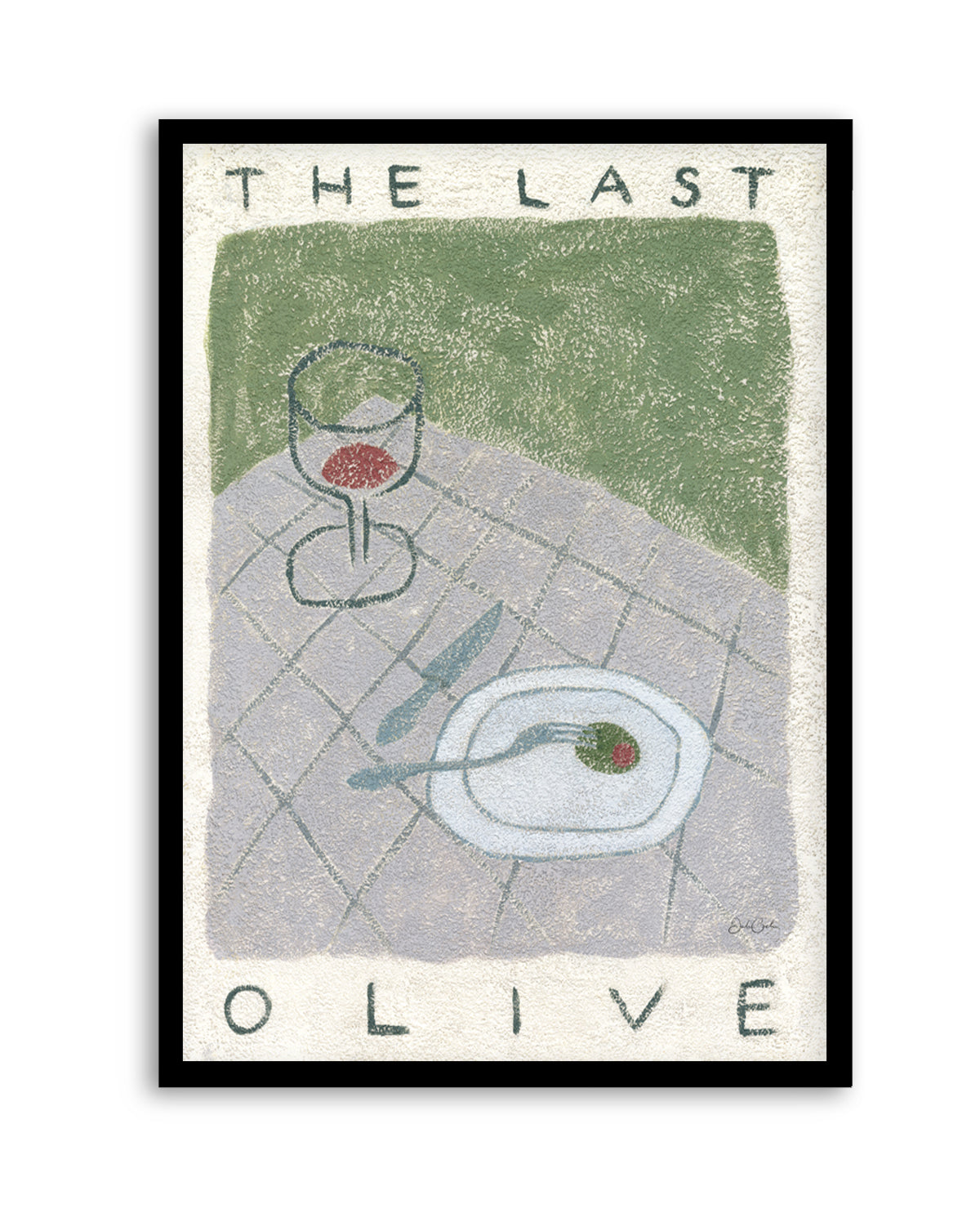 The Last Olive by Julie Celina | Art Print from Olive et Oriel where you can shop wallpaper and artworks online