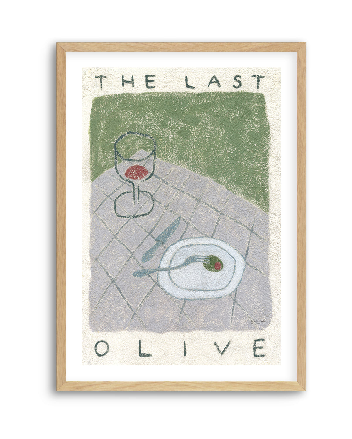 The Last Olive by Julie Celina | Art Print from Olive et Oriel where you can shop wallpaper and artworks online