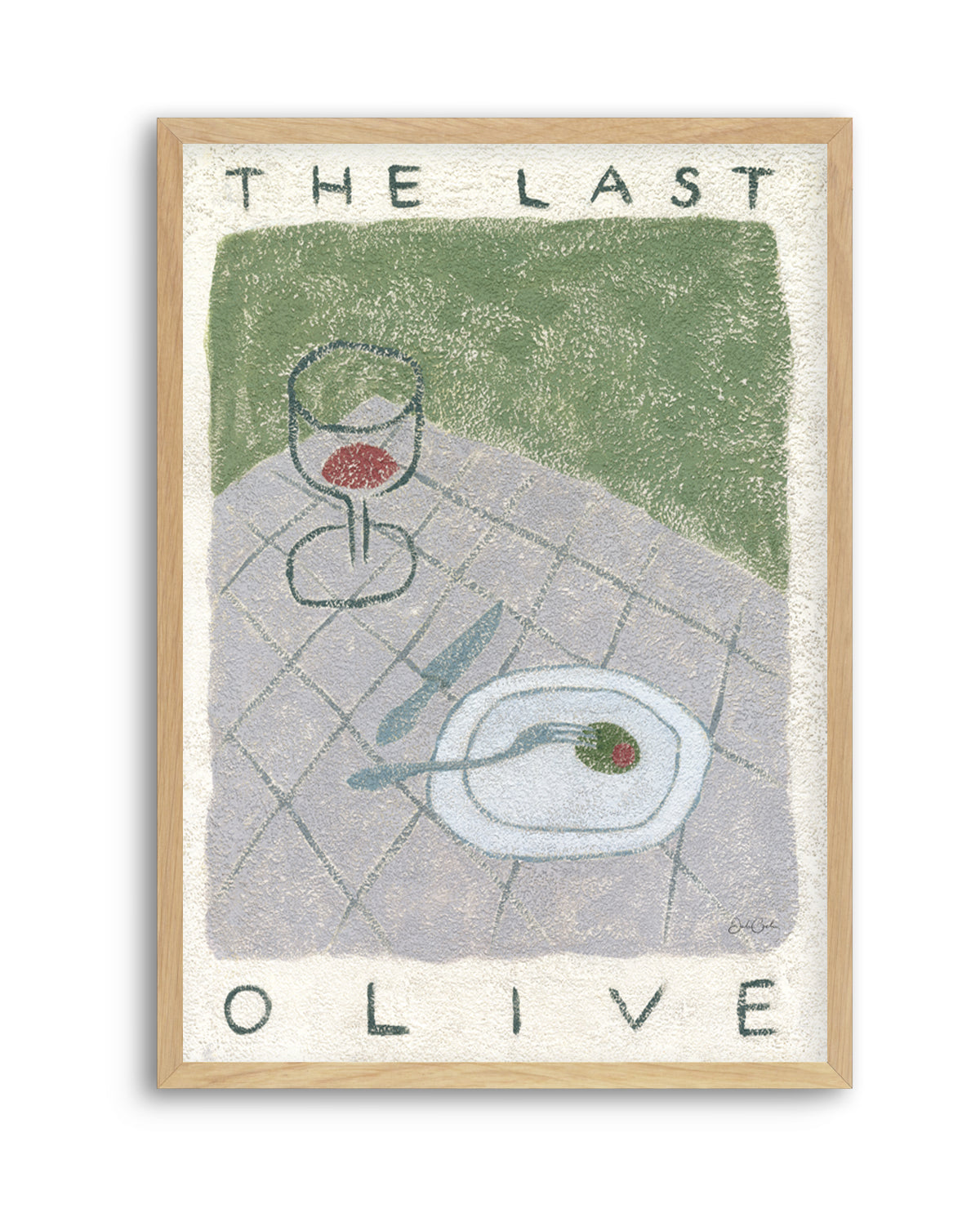 The Last Olive by Julie Celina | Art Print from Olive et Oriel where you can shop wallpaper and artworks online