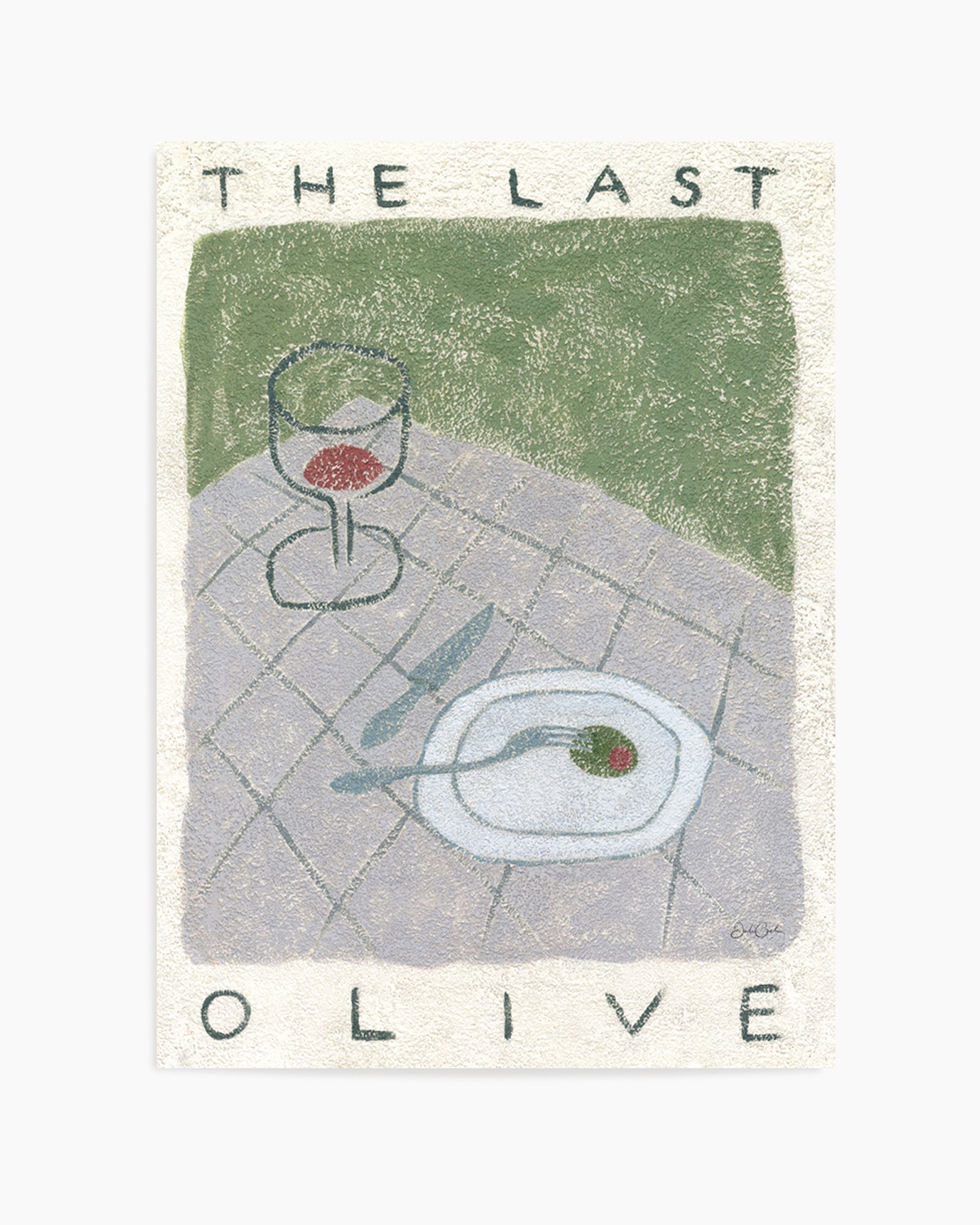 The Last Olive by Julie Celina | Art Print from Olive et Oriel where you can shop wallpaper and artworks online